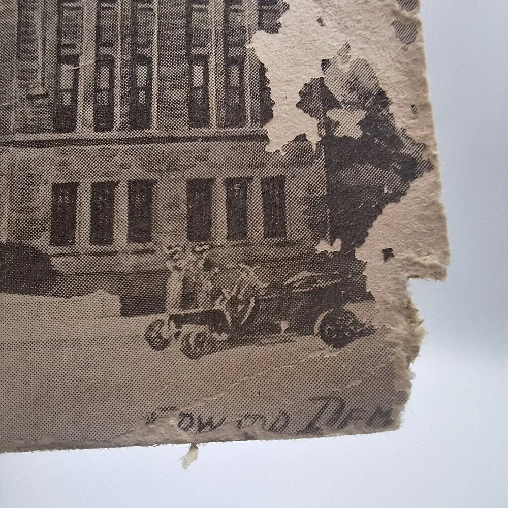 Loretto Academy Sault Ste Marie Michigan Antique Postcard Handwritten Soo Church